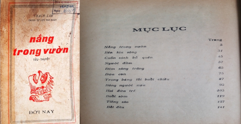 NẮNG TRONG VƯỜN – Truyện ngắn Thạch Lam