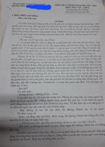 Đề thi Văn cuối kỳ 1 lớp 6 ở Huế khiến nhiều người thốt lên: "Quá thương học sinh"