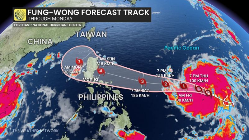 Bão Kalmaegi đi qua, siêu bão Fung wong vào Biển Đông đầu tuần tới